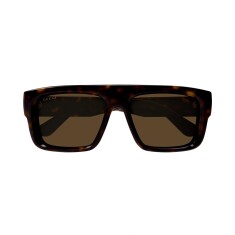 GUCCI 1461S 002 55 Kahverengi Unisex Güneş Gözlüğü 