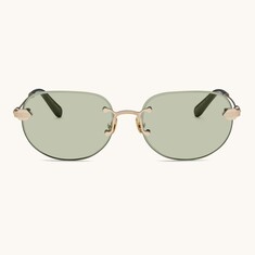 LUNETTERIE GENERALE LOST IN TRANS BLACK/18K 56 Sunglasses 