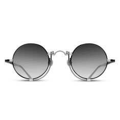 MATSUDA 10601 PW-BLK 45 Sunglasses 